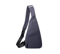 FANDARE Lightweight Sling Bag Men Chest Pack with Reflective Strips Women Versatile Motorcycle Crossbody Bags Cover Shoulder Carry Body Wallet for Hiking Running Outdoor Travel Daypacks Blue B
