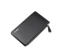 FANDARE Long Wallet Card Bifold Walle Men Holder Bag Large Capacity PU Black