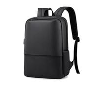 FANDARE Men Business Backpack with USB Charging Port Women Daypacks College School Bag Backpack Bag Men Daypacks College Travel Essentials Rucksack Black