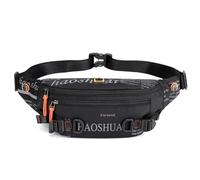 FANDARE Men's Chest Sling Bag - Waist Pack Shoulder Crossbody Bag for Work Office College Travel Satchel - Black