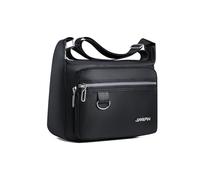 FANDARE Modern Men's Crossbody Bag Business Shoulder Messenger Bag fit 7.9 inch tablet Multiple Pockets Satchel Bags for Essentials Work, Travel, Daily Commute Small Side Bag Black