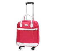FANDARE Rolling Backpack Wheeled Laptop Backpack Cart Grocery Trolley Bag | Men Women Carry On Trolley Bag 15.6 Inch Laptop Compartment Cabin Suitcase for Short Trip Business Commute Overnight Travel