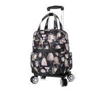FANDARE Rolling Backpack with Detachable Trolley Convertible Grocery Bag