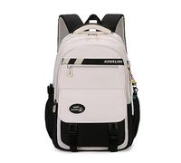 FANDARE School Bags College Daypacks Casual Backpack for Primary Middle and high School Student Bookbags for Daughter Son Travel Spring Outing University Hiking with Plush Pendant Black