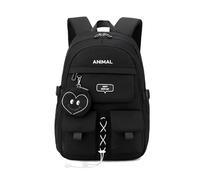 FANDARE School Bags Secondary College Student Backpack University Daypacks Girls School Bookbags with Coin Purse Backpacks Casual Backpacks Backpack for Student Travel University Daypacks Black