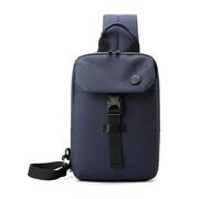 FANDARE Sling Bag Cross Body Ultra Lightweight Chest Bag Men Waterproof PU Film Shoulder Crossbody Backpack Handbag Work Bag for Sports Outdoor Daily College Use Travel Satchel Bag Dark Blue