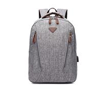 FANDARE Small Back Pack 10L Small Backpack Lightweight for Men Women Water-Resistant Travel Backpack with USB Charging Port Mini Rucksack for Travel Walking Hiking Gray