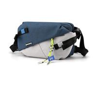 FANDARE Sport Sling Bag Men Chest Pack with Exquisite Pendant Women Motorcycle Boy Crossbody Sling Bag Nylon Shoulder Carry Body Wallet for Hiking Running Cycling Outdoor Travel Daypacks Blue Grey