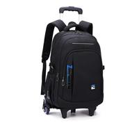 FANDARE Student Rolling Backpack with Wheels 6 Wheel Trolley School Bag