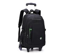 FANDARE Student Rolling Backpack with Wheels 6 Wheel Trolley School Bag