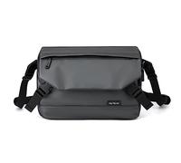 FANDARE Stylish Shoulder Bag Men's Bag Crossbody Messenger Bag Briefcases Small Sling Bag for Men for Work Professional Business Office College Travel Satchel Bag Black Gray