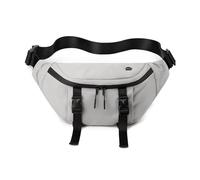 FANDARE Stylish Sling Bag Waist Pack Crossbody Messenger Bag for Men Personal Flex Bag Men's Shoulder Work Bag for Hiking Cycling Travel Outdoor Daily College Use Satchel Bag Nylon Gray