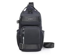 FANDARE Tactical EDC Sling Bag Crossbody Backpack Military Sport Bag Pack Chest Shoulder Bag for Men One Strap Motorcycle for Camping Hiking Cycling Outdoors Travel Waterproof Satchel Bag Gray