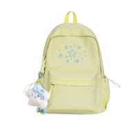 FANDARE Teen School Bag Casual Backpack with Star Embroidery Girls Daypacks