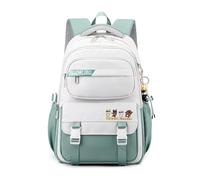 FANDARE Teens School Bags Secondary Student Backpack College Daypacks School Boys School Backpack Children's Backpacks Casual Backpacks Backpack for Outdoor Travel University DaypacksGrey Blue