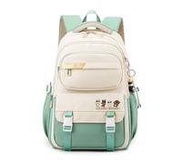 FANDARE Teens School Bags Secondary Student Backpack College Daypacks School Boys School Backpack Children's Backpacks Casual Backpacks Backpack for Outdoor Travel University Daypacks Green