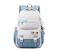 FANDARE Teens School Bags Secondary Student Backpack College Daypacks School Boys School Backpack Children's Backpacks Casual Backpacks Backpack for Outdoor Travel University DaypacksBlue