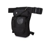 FANDARE Thigh Drop Leg Pouch Bag - Military Tactical Waist Pack Sling Bag for Hiking Cycling Travel Outdoor Black