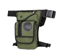 FANDARE Thigh Drop Leg Pouch Bag - Military Tactical Waist Pack Sling Bag for Hiking Cycling Travel Outdoor Green