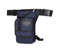 FANDARE Thigh Drop Leg Pouch Bag - Military Tactical Waist Pack Sling Bag for Hiking Cycling Travel Outdoor Blue