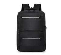 FANDARE Travel Backpack for Men Women Waterproof Light Rucksack with USB Charging Port Comfortable & Breathable 15.6 Inch Laptop Backpack for Commuting Hiking and Business Travel Black
