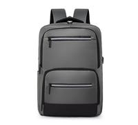 FANDARE Travel Backpack for Men Women Waterproof Light Rucksack with USB Charging Port Comfortable & Breathable 15.6 Inch Laptop Backpack for Commuting Hiking and Business Travel Gray