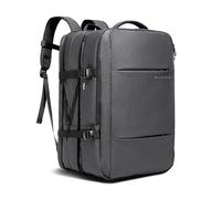 FANDARE Travel Backpacks Business Backpack Flight Approved Carry On Backpacks with USB Charging Port 17-inch Laptop Backpack for International Travel Bag Weekender Luggage Backpack for Men Women Gray