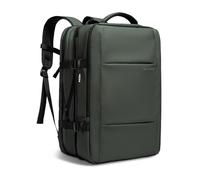 FANDARE Travel Backpacks Business Backpack Flight Approved Carry On Backpacks with USB Charging Port 17-inch Laptop Backpack for International Travel Bag Weekender Luggage Backpack for Men Women Green