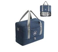 FANDARE Travel Duffel Bag for Women & Men Waterproof Overnight Weekend Bag Lightweight Travel Luggage Bag for Sports, Gym, Vacation Blue