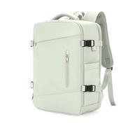 FANDARE Travel Rucksack for Women Large Waterproof Backpack with Laptop Compartment for Work USB Charging Port & Luggage Strap for Business Multi-Pocket Weekender Bag Mint Green