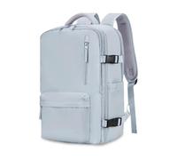 FANDARE Travel Rucksack for Women Men Large Waterproof Backpack with Laptop Compartment for Work USB Charging Port & Luggage Strap for Business Multi-Pocket Weekender Bag Blue A