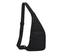 FANDARE Ultralight Sling Bags Outdoor Hiking Daypacks Chest Shoulder Bag Men Crossbody Bags Women Waist Bag Cover Pack Rucksack for Travel Hiking Bicycle Sport Gym Daypacks Small DaypacksBlack B
