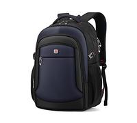 FANDARE Unisex Laptop Backpack Business Daypacks Travel Slim Laptops Backpack with USB Charging Port Waterproof College School Computer Bag Bookbag for Women Men fits 16 Inch Laptop Blue L