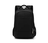 FANDARE Unisex Laptop Backpack Business Travel Daypack with USB Earphone Port College Computer School Bag Knapsack for Women Men Outdoor Campus Pack Waterproof Polyester Black