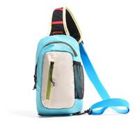 FANDARE Unisex Sling Bag Color Block Crossbody Chest Daypack for Men Women | fits 9.7 Inch Tablet Chest Bag for Hiking Travel Camping Daily Outdoor Use Nylon Waterproof Crossbody Shoulder Backpack