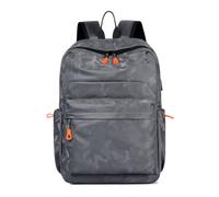 FANDARE Unisex Stylish Knapsacks Daypack Backpack Rucksack Gray B | large capacity travel backpack, lightweight, water-resistant, anti-scratches with laptop compartment for work travel hiking