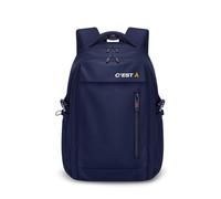 FANDARE Unsiex Casual Backpack School Bag Teen High Middle School Daypack One Style Three Sizes College Backpacks Women Men Daily Travel Laptop Bag for Children Outdoor Versatile Knapsack Blue S