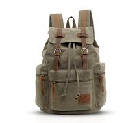 FANDARE Vintage Backpack 15.6 Inch Laptop College Bag Work Travel Hiking Daypack Canvas