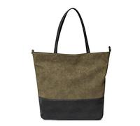 FANDARE Vintage Bucket Handbag Women's Top-handle Bags Ladies Shoulder Bags Tote Bag for Commute Shopping Travel Office Business 12.9 inch Laptop Clutch Purses Waterproof PU Leather Green