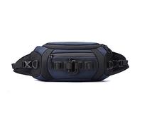 FANDARE Waist Fanny Pack Casual Sling Bag Sport Bumbags for Women Men Sling Bag Nylon Chest Crossbody Bag Cover Pack for Hiking Cycling Travelling Outdoor Gym Business College Shoulder Bag Dark Blue