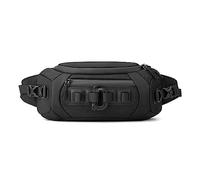 FANDARE Waist Fanny Pack Casual Sling Bag Sport Bumbags for Women Men Sling Bag Nylon Chest Crossbody Bag Cover Pack for Hiking Cycling Travelling Outdoor Gym Business College Shoulder Bag Black