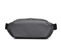 FANDARE Waterproof Sling Bag for Men Women Chest Shoulder Backpack Cross Body Bumbag Casual Daypack Travel Hiking Purse Lightweight Rucksack with Adjustable Strap for Outdoor Sport Festival Grey