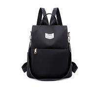 FANDARE Women Backpack Anti-Theft Handbag Girls School Shoulder Bag Casual Daypacks Lightweight Rucksack for Outdoor Travel School Campus Shopping Waterproof Nylon Black