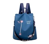 FANDARE Women Backpack Anti-Theft Handbag Ladies Shoulder Bag Girls School Bag Stylish Casual Daypacks Lightweight Rucksack for Outdoor Travel School Campus Shopping Waterproof Polyester Blue