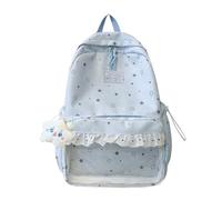 FANDARE Women Backpack Casual Daypack with Lace Trim Star Print School Bag