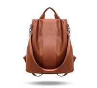 FANDARE Women Backpack Ladies Daypack Women Handbag Shoulder Bag Girls School Bag Anti-Theft Daypacks Lightweight Bookbag Waterproof Rucksack for Outdoor Travel School Campus Shopping Brown