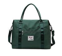 FANDARE Women Travel Bags Weekender Carry on for Women Sports Gym Bag Men Workout Handbag Sports Travel Duffel Bag Overnight Duffle Bags Swim Hospital Shoulder Crossbody Bag Green