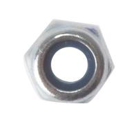 F/FIX HEXAGON NUT & NYLON INSERT ZP M4 BAG100