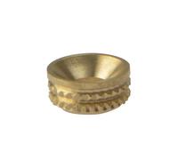 Fandf 100SCS8B Screw Cup Sockets - Brass No. 8ftS (Bag Of 100)