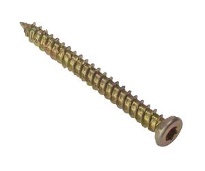 Fandf 10CFS182 Concrete Frame Screw - Zinc Yellow Passivated 7.5 X 182Mm (Bag Of 10)